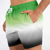 Aromantic Pride Ombre Swim Shorts Swim Shorts PRIDE MODE